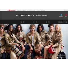 奢侈品牌Burberry 天猫旗舰店数据曝光