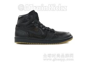 Air Jordan 1 Mid OG 黑/生胶大底 实物曝光