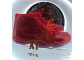 Air Jordan 11 Retro 纯红 实物展出