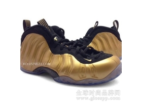 Nike Air Foamposite One 金色 实物曝光