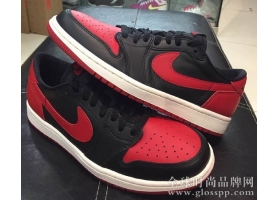 Air Jordan 1 Retro Low OG 黑红 实物图赏