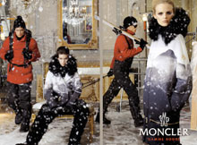 Moncler推出趣味下雪体验App