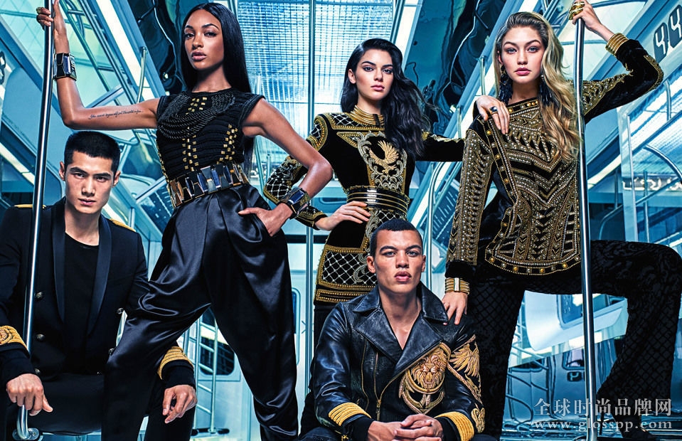 Balmain x H&M 宣传海报