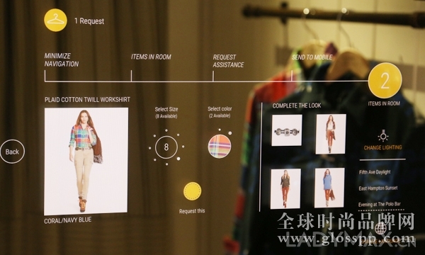 Ralph Lauren进军交互式商务领域 推出智能触屏试衣间