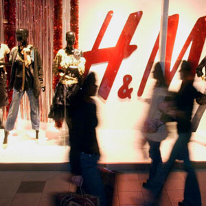 H&M今年1月收入增长回落至个位数 全球门店数量接近4000家