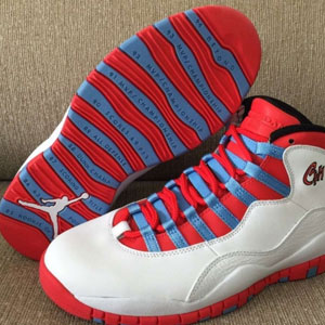 Air Jordan 10 “Chicago Flag” 实物新图