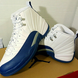 提前感受 Air Jordan 12 “French Blue” 白蓝细节