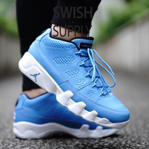 北卡蓝 Air Jordan 9 Low “Pantone” 上脚实拍