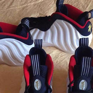 奥运喷 Nike Air Foamposite One “USA” 实物首次曝光！