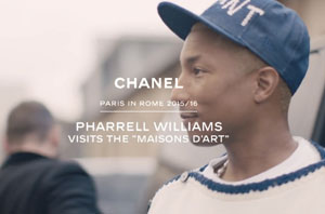 潮流搭配经典品牌，CHANEL 邀请 Pharrell Williams 推出联名设计