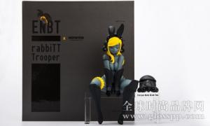 coolrain LABO x NOWRE 5 周年纪念玩偶 rabbiTTrooper