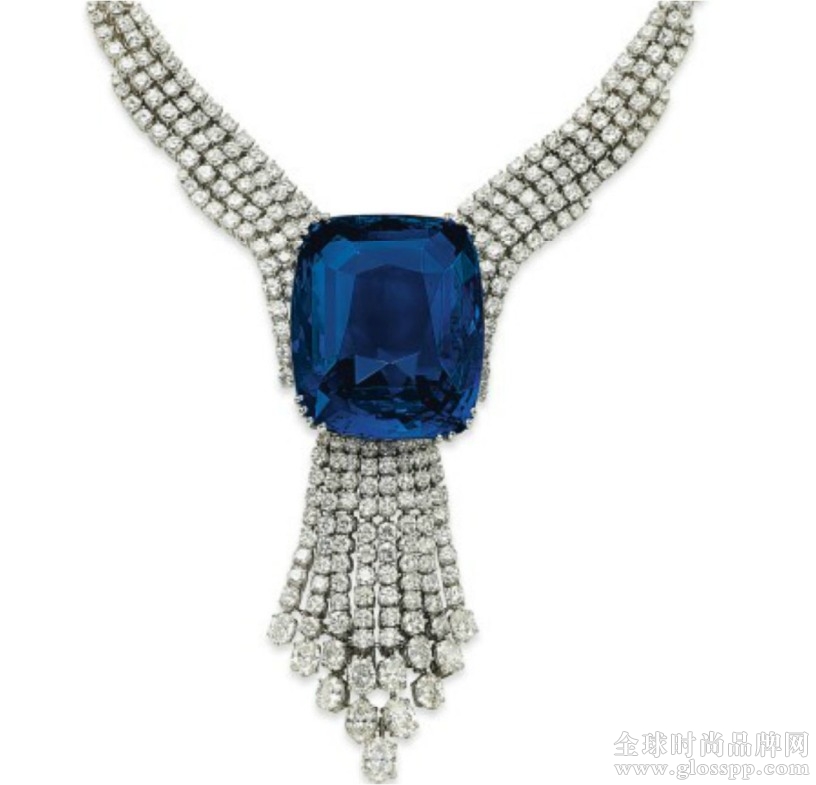 blue-belle-of-asia-with-diamond-tassel-pendant-suspended-from-it-in-a-diamond-necklace