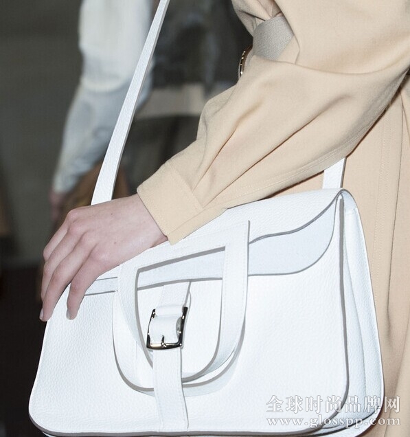 Hermes-White-Halzan-Bag