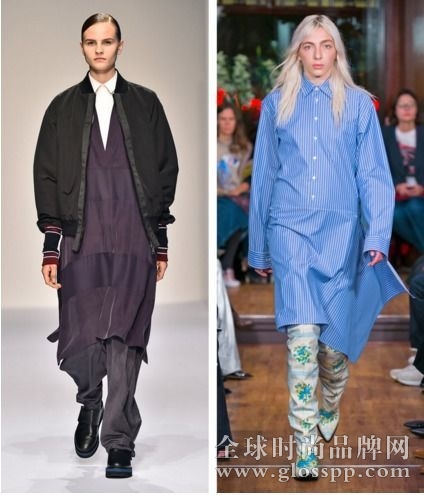 Public School 2016 早秋系列（左）和 Vetements 2016 春季系列 图片来源：Stefania D'Alessandro; Gio Staiano / Nowfashion